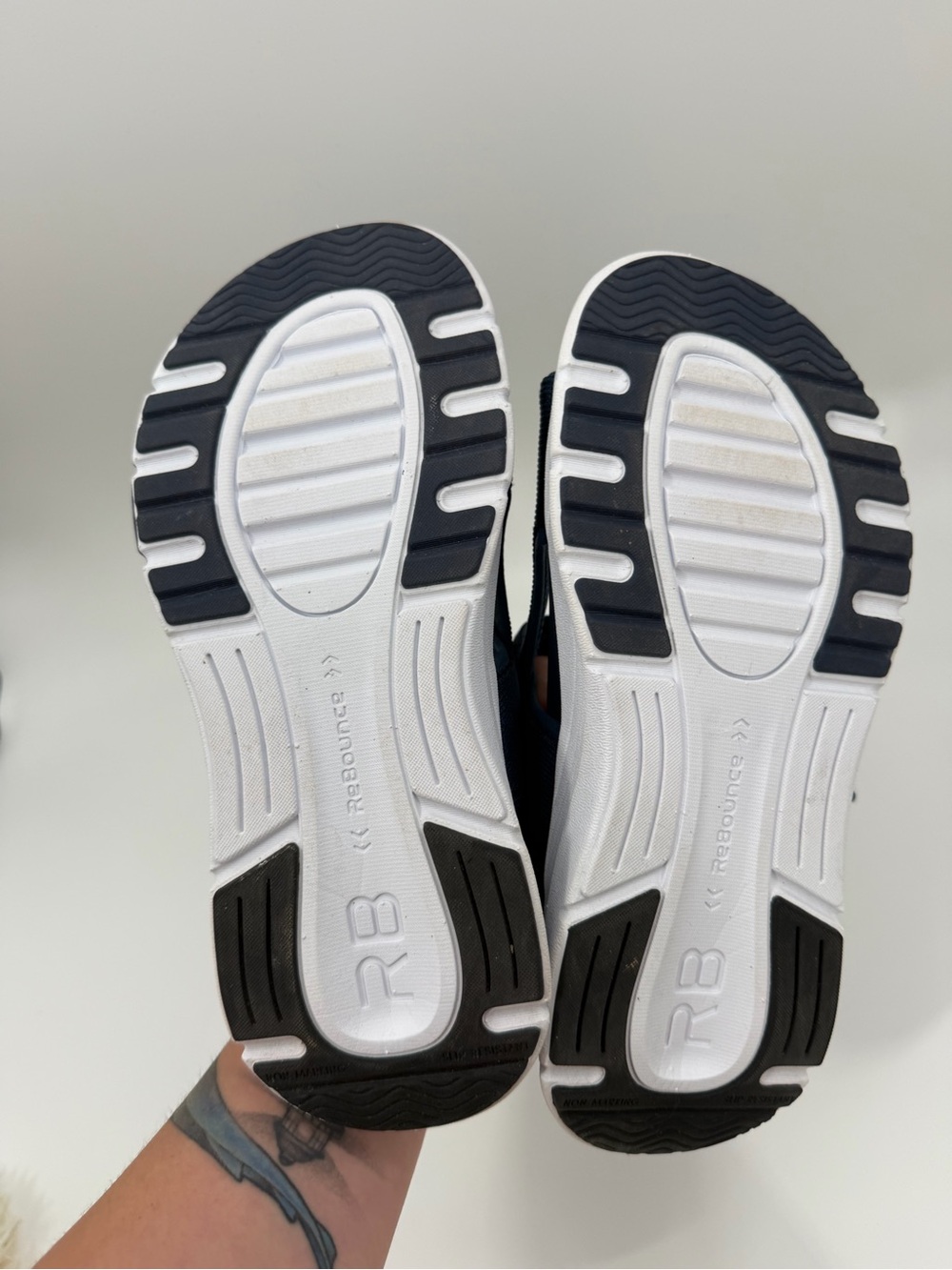 Alegria by PG Lite Sandie Navy And White Sandal - Picture 6 of 8